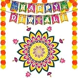 ZKFSIE Diwali Decorations, Rangoli Stickers, Diwali Decoration for House with 2...