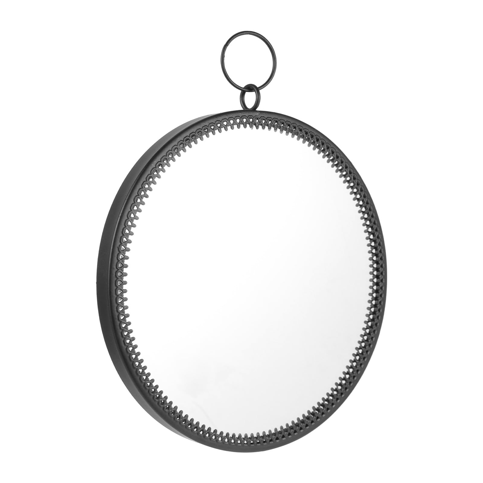 Kichvoe Hanging Vanity Mirror Compact Frame Round Wall-Mounted Cosmetic Mirror for Bathroom Bedroom Makeup and Decoration
