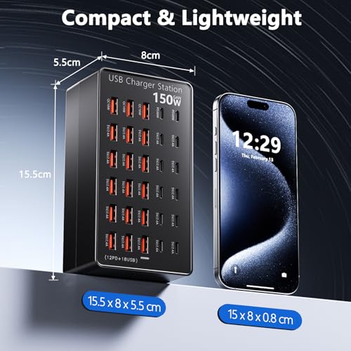 Chargeur USB Multiple Résout Manque Prises iPhone Galaxy - 5