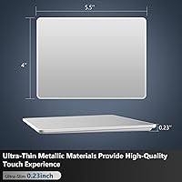 Vista 6 de Trackpad Touchpad for Windows PC, USB Wired External Computer Trackpad, Ultra Slim Portable Aluminum Multi-Gesture Trackpad for Windows 7/10 PC