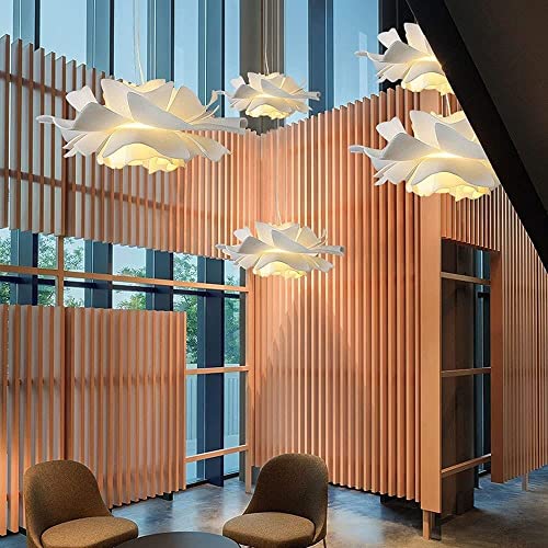 Lustre à fleurs LED moderne 40cm suspension E27 de plafond