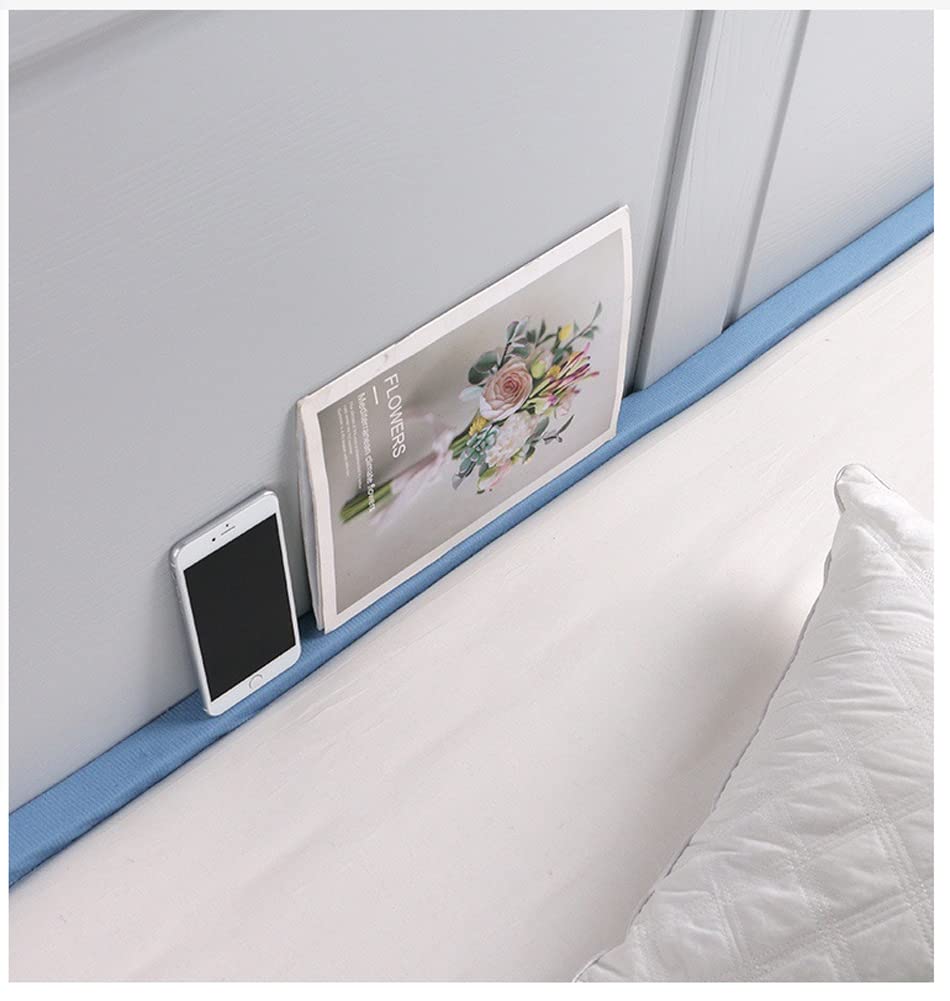 YURRO Almohada de cabecero de espuma de alta densidad para relleno de espacio de cama, conector de colchón individual a King, cojín de reposabrazos de sofá con funda extraíble