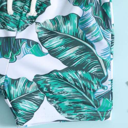 Image of Ohrwurm Baby Boy Swim Trunks Cartoon Print Elastic Waist Swimming Shorts Beach Board Bathing Suit Swimwear