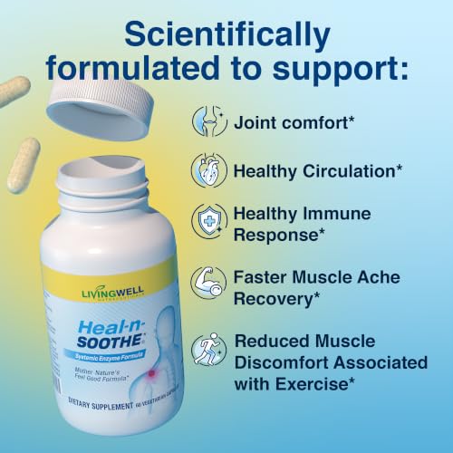 Image of HEAL-N-SOOTHE Proteolytic Systemic Enzymes for Joints - 90 Count (1 Pack)