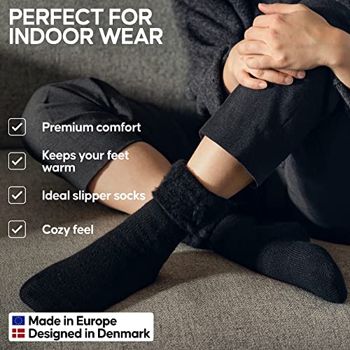 Danish Endurance Heat Socken 39-42 Schwarz 2er-Pack