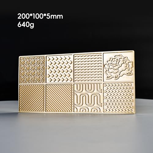 Molde para cubos de hielo de latón cuadrado grande miniatura 5