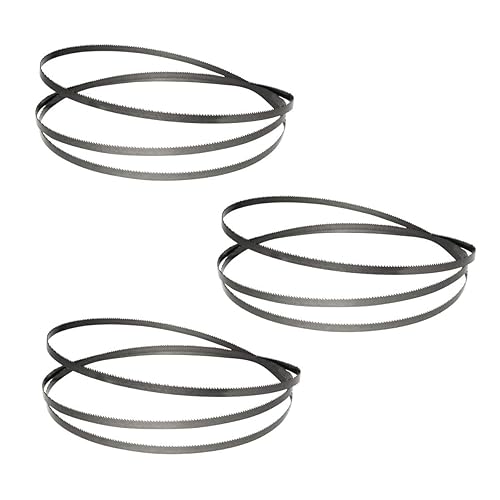 Paquete de 3 hojas de sierra de banda Milwaukee, 48-39-0601, 44-78 pulgadas, 810 TPI, tamaño de la hoja 44.88 x 0.51 x 0.02 pulgadas