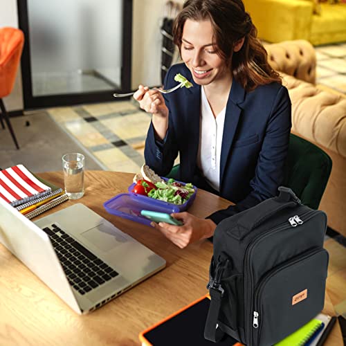 Zpp Lunch Box For Men Women Adults Small Lunch Bag For Office Work - Reusable Portable Lunch Box, Black #TOP7