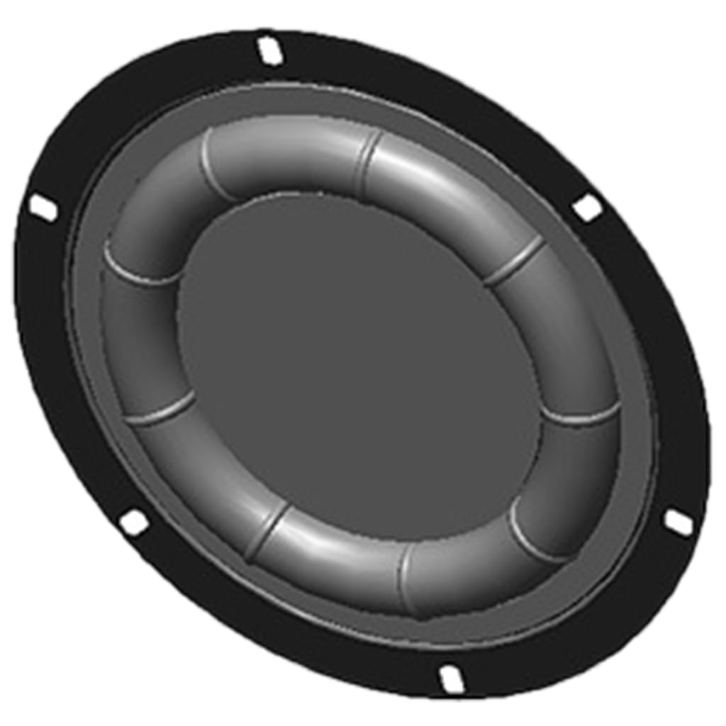 Elnwnnkc Subwoofer Diaphragm Loudspeaker Woofer Radiator Enhances Bass Rubber and Iron Horn Accessory