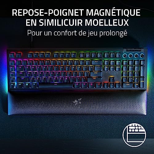 Razer BlackWidow V4 Clavier Gaming mécanique avec Chroma RGB Switches mécaniques Jaunes 6 Touches macros dédiées Touches ABS à Double Injection US Layout | - vue 5