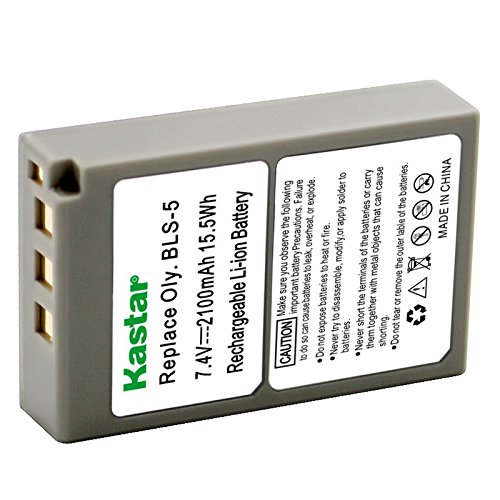 Kastar Camera Battery for Olympus BLS-5 PS-BLS5 BLS-50 and OlympusE-620, Olympus E-P1 E-P2 E-P3, Olympus E-PL5 E-PL6 E-PL7 E-PL8, Olympus E-PM1 E-PM2, Olympus Stylus 1s, Olympus OM-D E-M10 Mark III