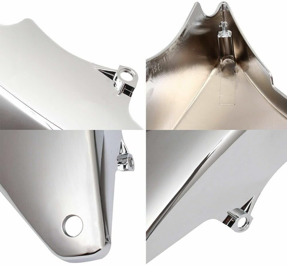 Chrome Battery Side Cover Protection Guard Fairing Cover Compatible for Kawasaki Vulcan 900 VN900 Classic Custom 2006-2020
