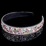 Wecoe Rhinestone Headbands for Women Crystal Bling Diamond Padded Headband Glitter Sparkly Headband