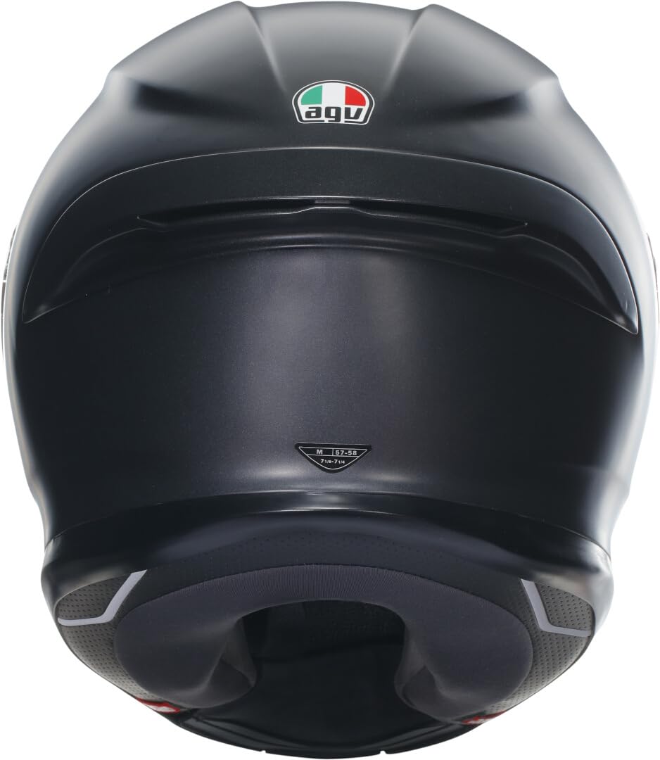 AGV K6 S Integralhelm - ECE 22.06 Motorradhelm für Brillenträger, Carbon Aramid Schale, Pinlock Max Vision Visier, Sport Touring