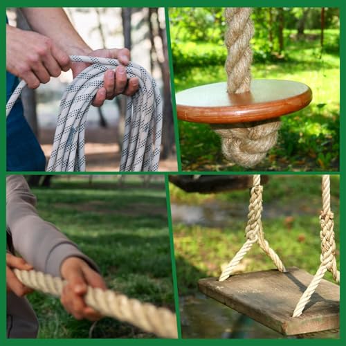 1/2in 150ft Orange Double Braided Cord Polyester Rope Heavy Duty Line for Tree Work Suitable Outdoor Use by YSMN - Image 7