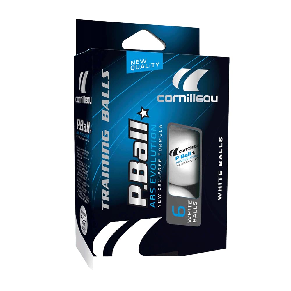 Cornilleau P-Ball ABS Evolution 1 Yıldız 6 lı Masa Tenisi Topu
