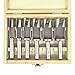 Industrial H7693 - Deep Plug Cutter 6 Pc. Set for Woodworking with Storage Wooden Box