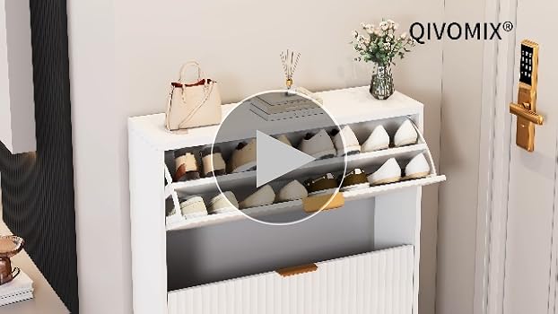 置物 GIMME SOME NEXT 13 Pair Shoe Storage Bench with Adjustable Shelves for