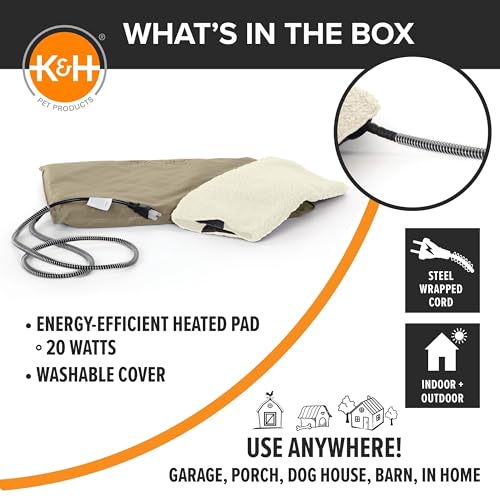 K&H Pet Products 100212950 Lectro-Soft Outdoor Heated Pet Bed For Outdoor Cat House thumb #7