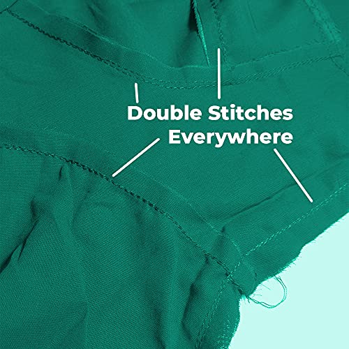 Image of Namita Women's Cotton Half Sleeve Blouse (U-COT-COM-2-LIGHTGREEN-BRINKPINK-40 Lightgreen-Brinkpink 40)