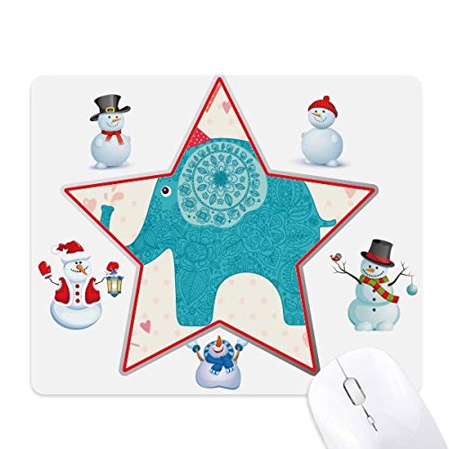 Tapis de souris bonhomme de neige pour égayer votre espace de télétravail hivernal