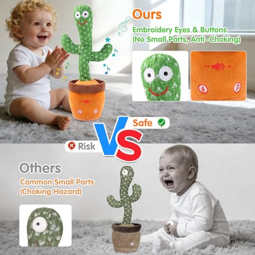 Talking Cactus Toy for Babies & Toddlers - Save with Code UYYJ3PRE - Image 2