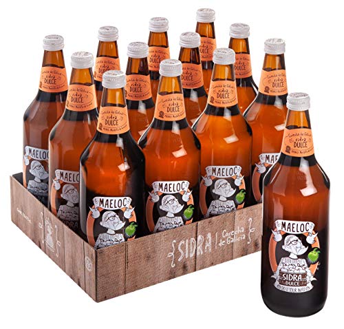 Maeloc Sidra Dulce Ecológica - 12 botellas x 750 ml