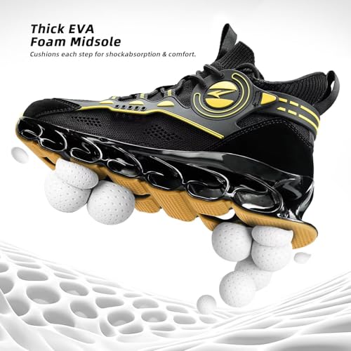 Men's Running Shoes Breathable Mesh Trail Runners Fashion Blade Sneakers Non Slip Gym Sport Trainer Casual Athletic Walking Shoes4