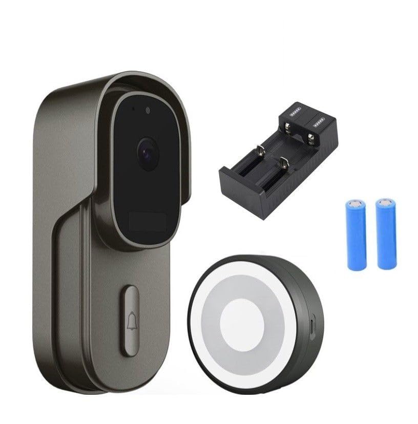 Sonnette caméra intelligente DrPhone LM4-B noire connectée