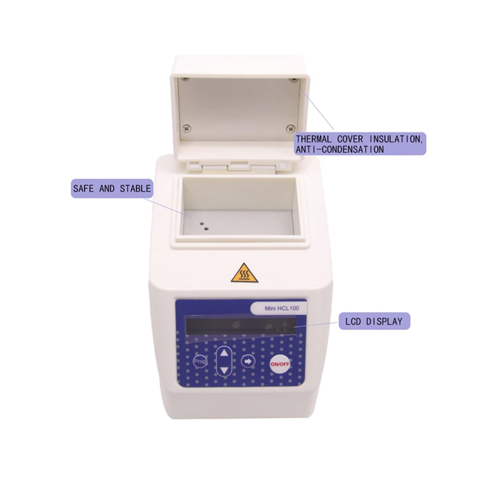 Do laboratorium, Mini Metal Bath HCL 100 Inkubator do suchej kąpieli Cyfrowy inkubator