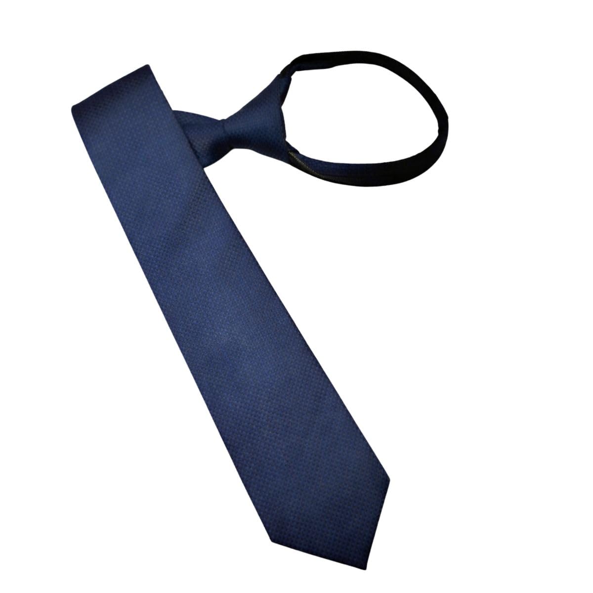 leonardi Men’s Formal Zipper tie | Handmade | Microfiber | Standard Size | Premium fabric | Superior Zip | Packaging - Folder | Colour - Blue Dot (Set of 1)-picture-30