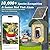 WAVEEME Bird Feeder with Camera, AI Identification, 3K Live View, 2.4G WiFi, Auto Record Videos, Instant Arrival Alerts, Backyard Birdwatching Gift for Birdlovers