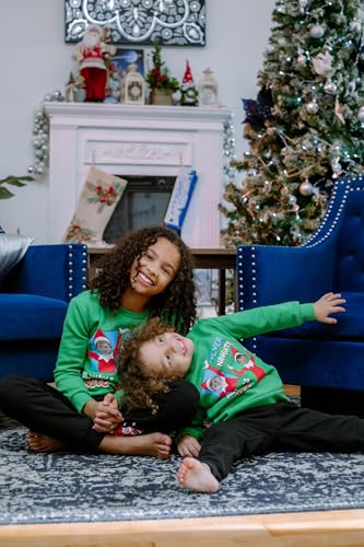 Image of The Elf on the Shelf Christmas Fleece Sweatshirt and Jogger Pants Outfit Set Little Kid to Big Kid Sizes (4-18-20)