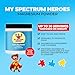 My Spectrum Heroes Calm Magnesium Powder - Gentle Magnesium Glycinate Drink Mix for Relaxation, Sleep Support, Digestive Health, and Stress Relief - Vegan, Gluten-Free, 6oz (171g)