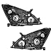 Brock Replacement Headlights Driver and Passenger Compatible with 2003-2007 Accord 33151-SDA-A01 33101-SDA-A01