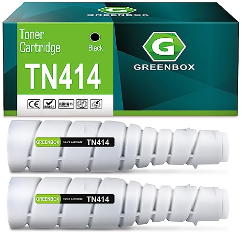 Toner TN414 compatible pour imprimante Konica BizHub 363 et 423 | Pack de 2 GREENBOX