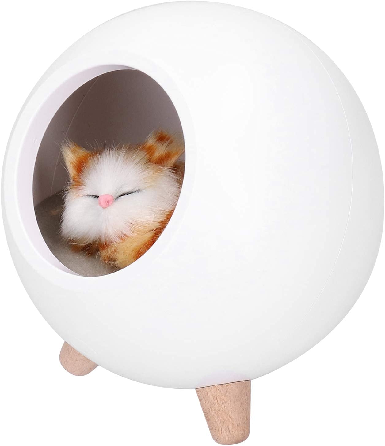 Walfront LED Night Light, USB Charging Cute Pet House Touch Dimming Kid Baby Bedside Decoration Gift Lamp 1.2W, Night Light