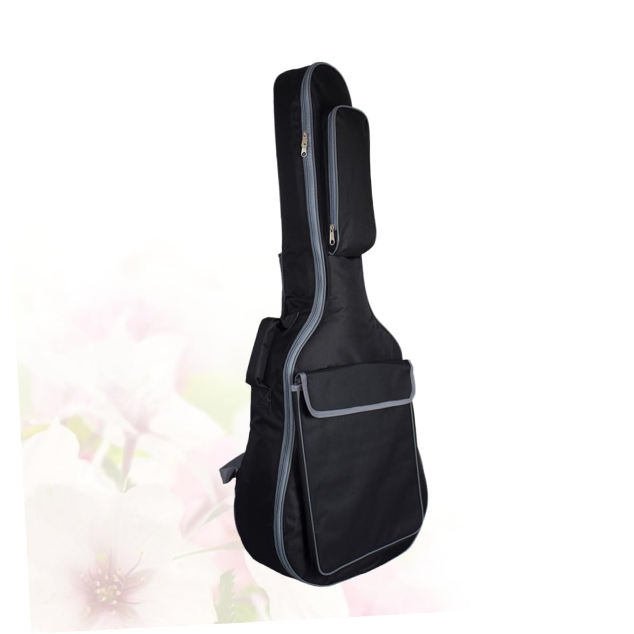 Yardwe Borsa Tracolle 41 Pollici Acustica per Chitarra Imbottita Doppie | Nero in Nailon, Protezione Spessa, Trasporto a Spalla, Design Doppie Cinghie