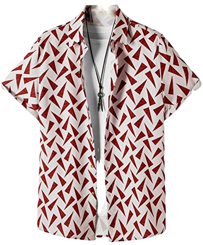 Image of Leriya Fashion Men's Rayon Shirt - Summer Button Down Shirts | Half Sleeve Printed |Formal |Casual Stylish (Available in Plus Size)