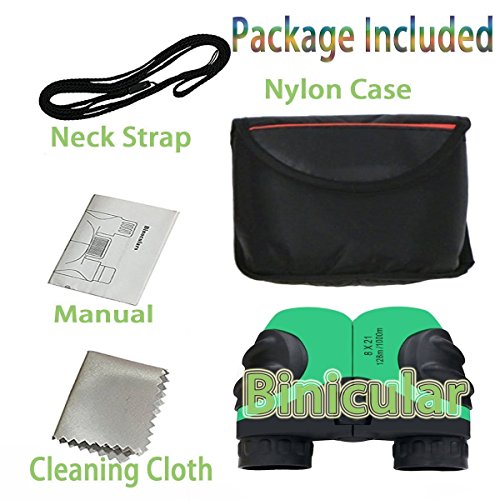mom&myaboys 8x21 Compact Shock Proof Kids Binoculars for Kids Gifts - Best Boys and Girls Toys (Green) by mom&myaboys - Image 5