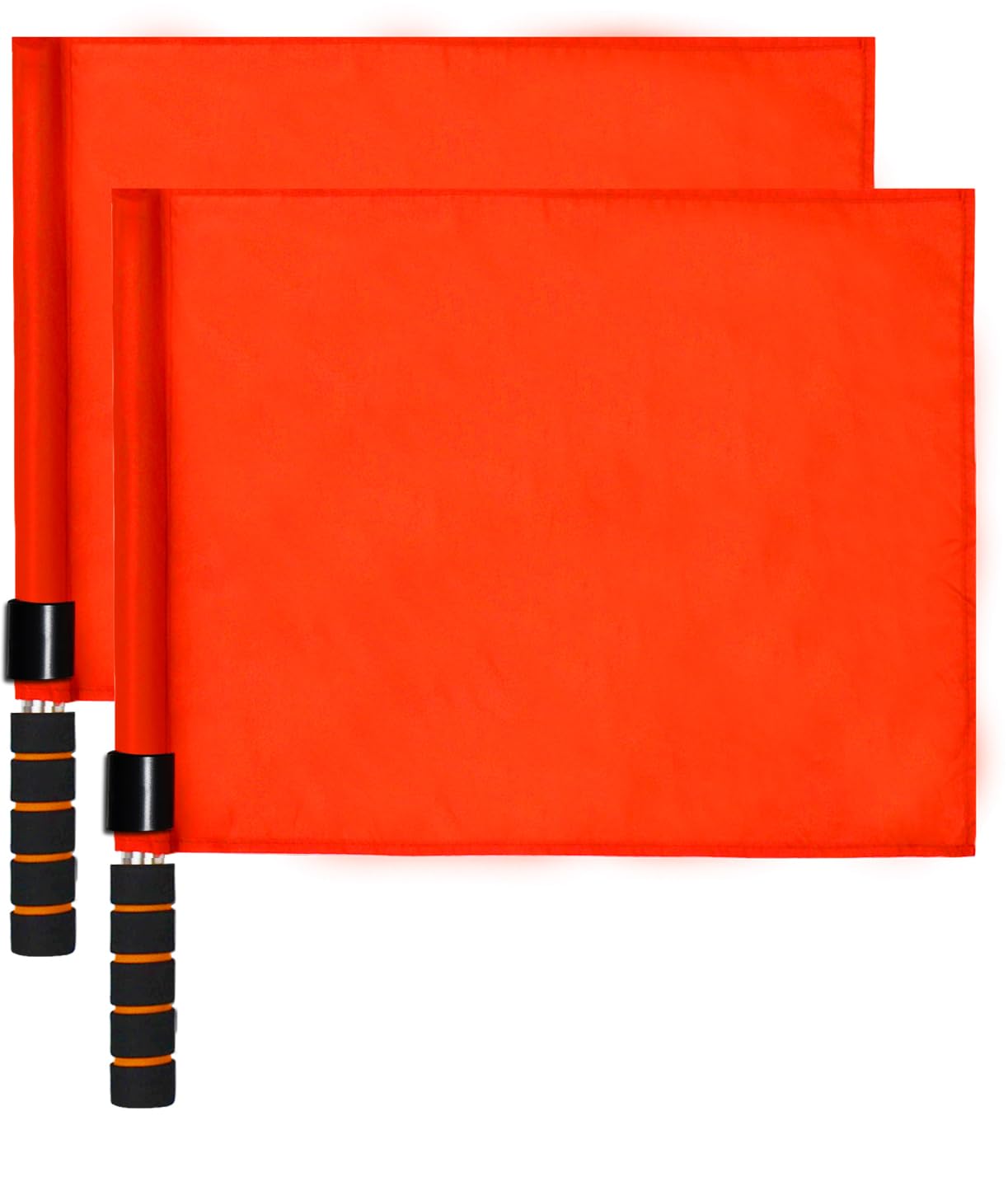 SAWHOX Volleyball Flags Line Judge, 2PCS Referee Flags Volleyball Lightweight Referee Equipment for Volleyball, Track and Field