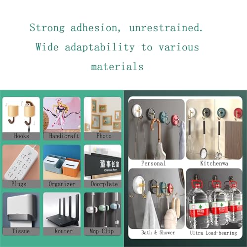 AOERFASI Klebestreifen, Bildmontagestreifen, super selbstklebend, doppelseitiges Klebeband, kein Bohren, Keine Rückstände, für Bilderrahmen, Dekorationen (32 Stück)