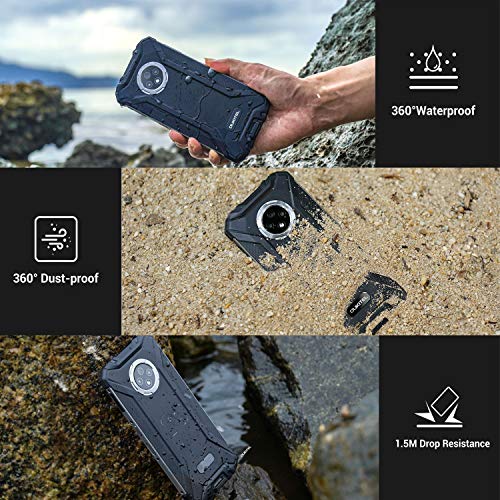 OUKITEL-WP8-Pro-Unlocked-Rugged-Smartphone-Android-10-4GB-RAM-64GB-ROM-MT6762D-Cellphone-IP68-5000mAh-649-inch-Dual-SIM-16MP-Rear-Triple-Camera-NFC-Global-Version-Mobile-Phone-Black