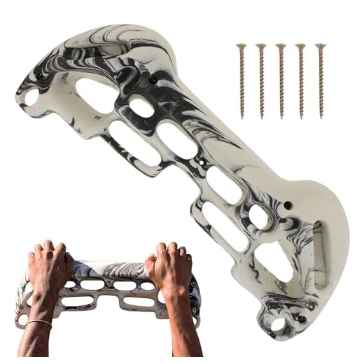 Get Out! Doorway Hangboard Rock Climbing Fingerboard Climbing Training Board Climbing Grip Board –White and Black Swirl