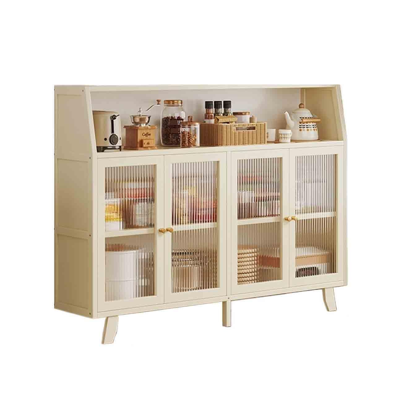 Mobile da buffet Credenza in vetro in stile retrò for cucina e soggiorno Ingresso