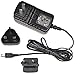 HQRP Wall AC Power Adapter for JVC Everio GZ-MG330 GZMG330 (Black/Silver/Blue) Camcorder -(incl. USA Plug & Euro Adapter)