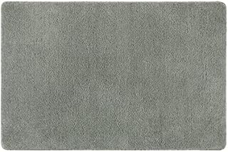 Famibay Dirt Trapper Door Mats Indoor Non Slip Doormats Super Absorbent Door Mats Barrier Mat 60×90 Washable Entrance Mat for Indoor Front Door Entryway Hallway (Grey, 60x90cm)