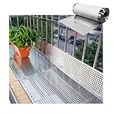 VRFTGHYJU 304 Stainless Steel Expanded Metal Mesh, 8mm Holes Silver Mesh, Ventilation Security Decoration Mesh for Home, Industrial & Outdoor Security Protection(W95*L300cm/W37.4*L118.1in)