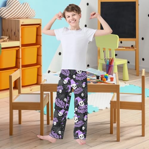 visesunny Boys' Pants Cute Pattern Print Jogger Pants Elastic Waist Long Bottoms Trousers with Two Pockets Size S-XL2