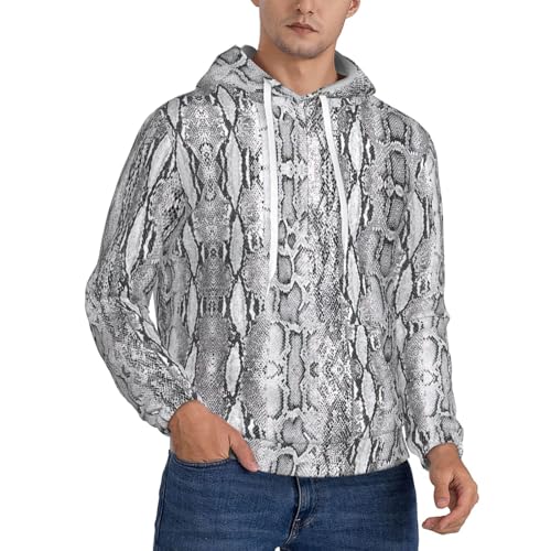 Sweat à capuche homme motif serpent le sweat chaud contre le froid